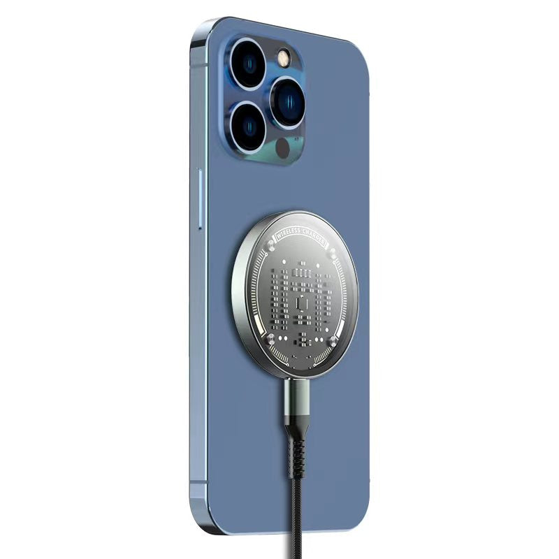 Dual Transparent 15W MagSafe Compatible Charger